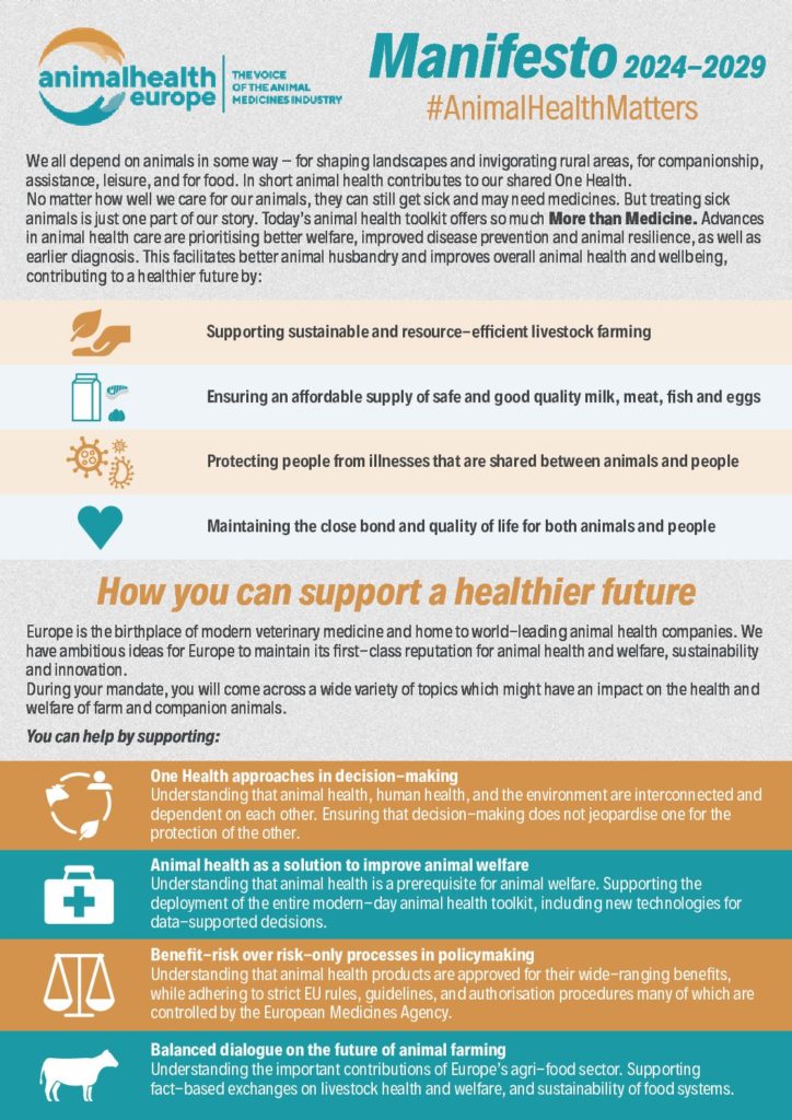 Manifesto 2024 - AnimalhealthEurope